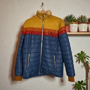 AVIATOR NATION UNISEX TRAVELER LIGHTWEIGHT JACKET - SEA // RED LARGE SOLD OUT!